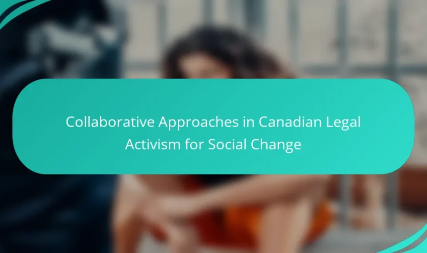 Collaborative Approaches in Canadian Legal Activism for Social Change
