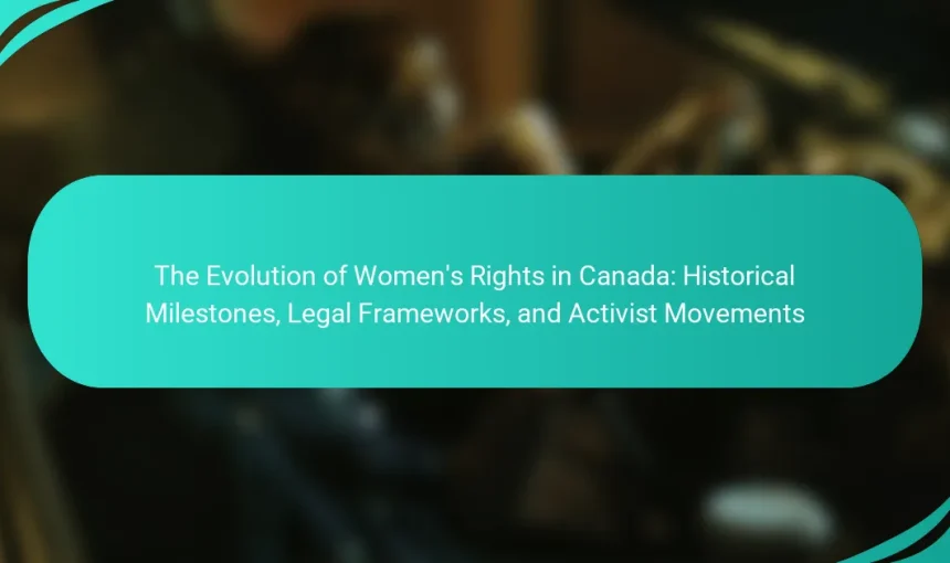 The Evolution of Women’s Rights in Canada: Historical Milestones, Legal Frameworks, and Activist Movements